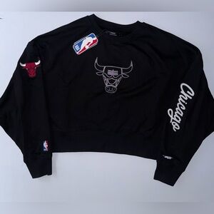 Chicago Bulls Cropped Pullover Sweatshirt